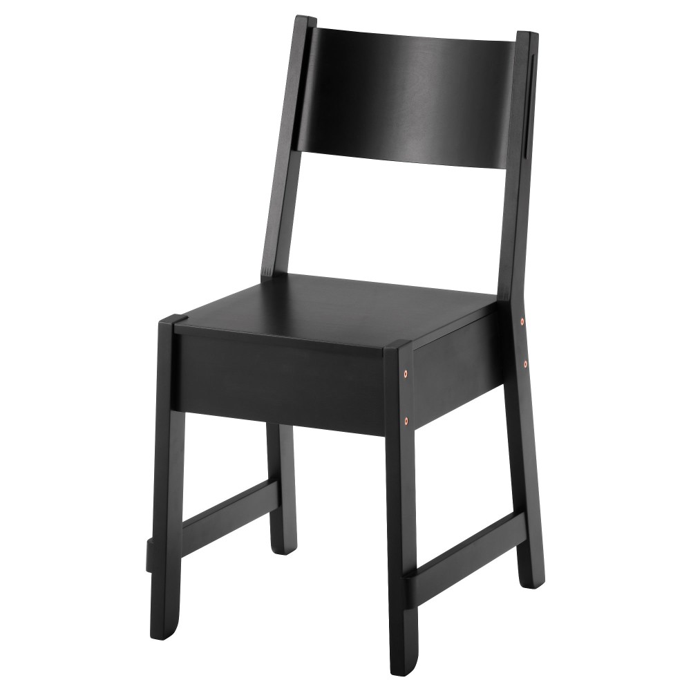 черные деревянные стулья для кухни