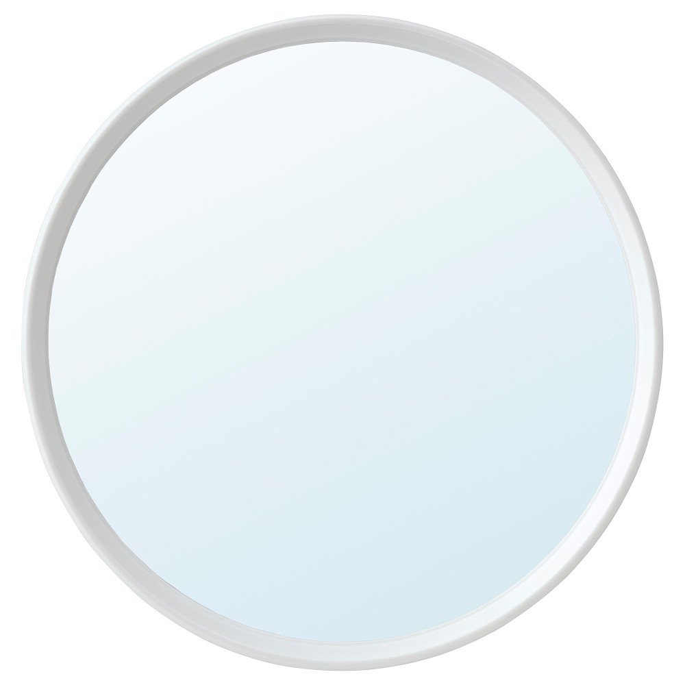 ХЭНГИГ Зеркало, белый, круглой формы