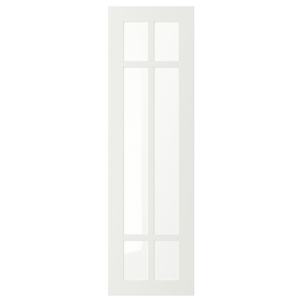 СТЕНСУНД Стеклянная дверь, белый