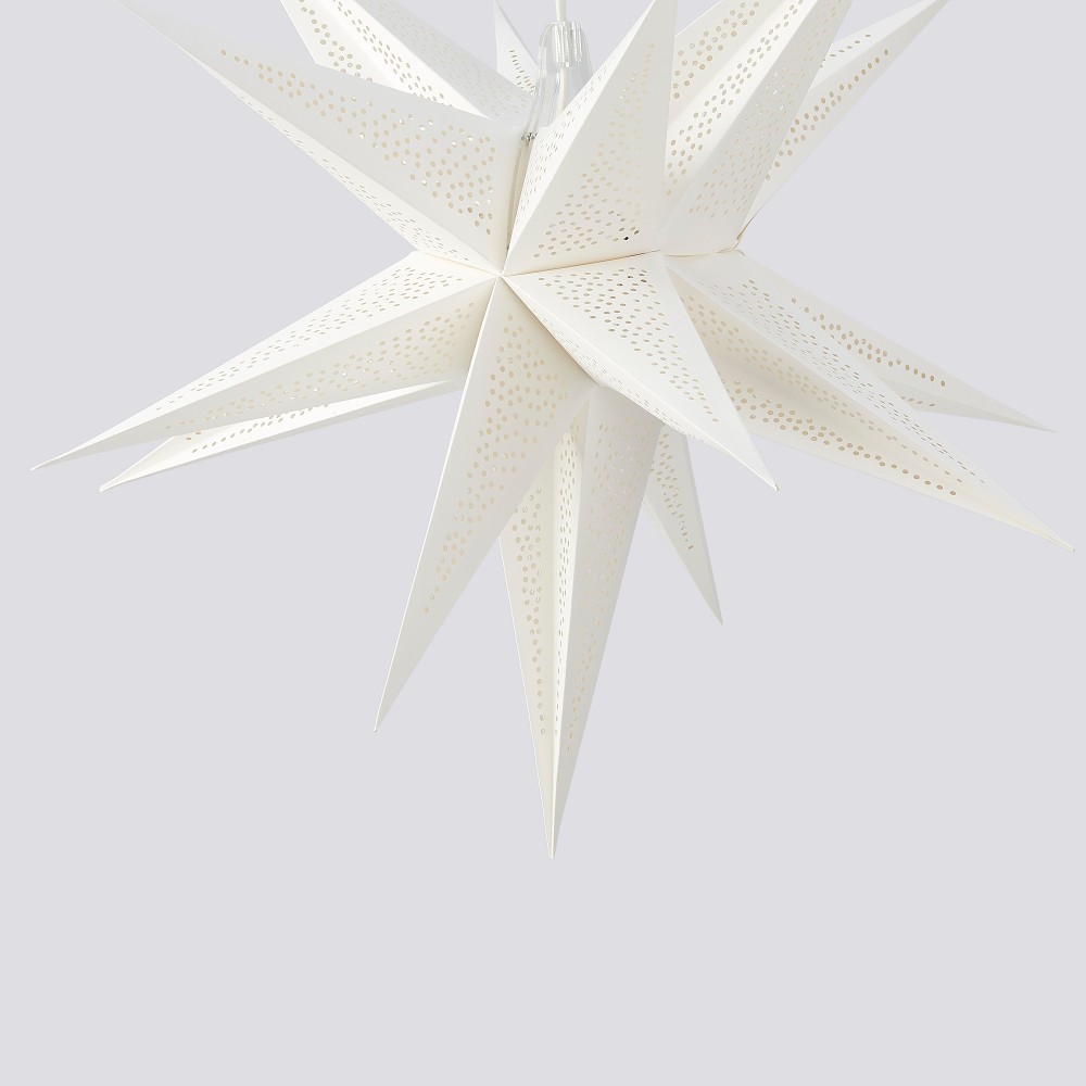 СТРОЛА Абажур, 3D, точечный белый