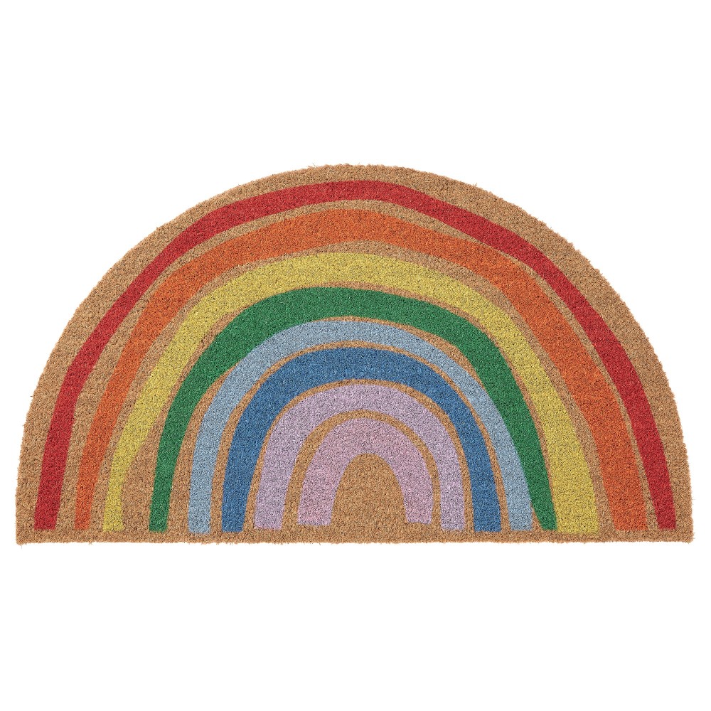 ПИЛЛЕМАРК Придверный коврик для дома, радуга