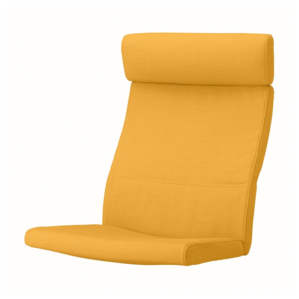 ПОЭНГ Подушка-сиденье на кресло, Шифтебу желтый