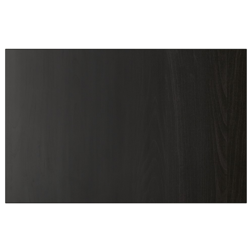 ЛАППВИКЕН Дверь/фронтальная панель ящика, черно-коричневый