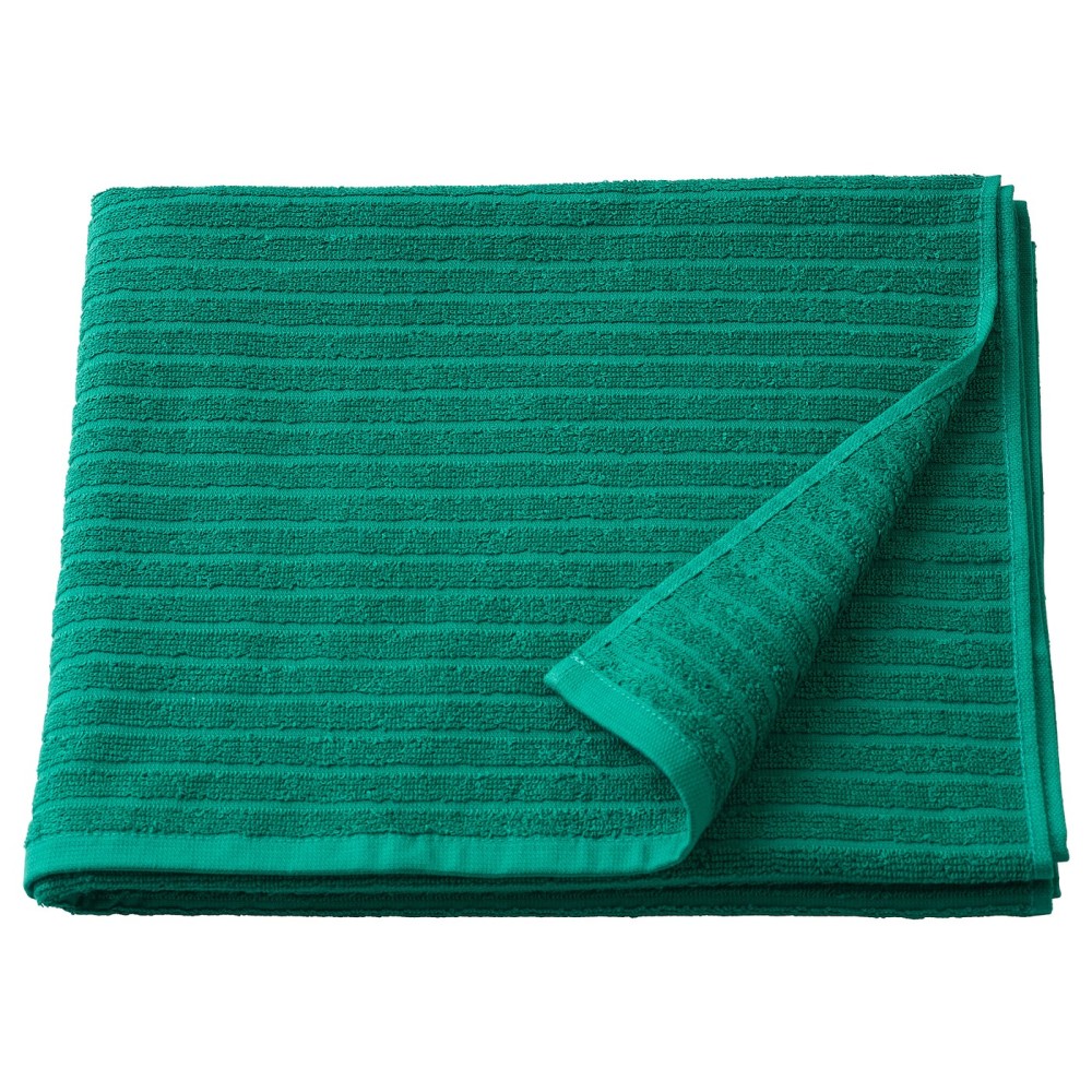 ВОГШЁН Банное полотенце, темно-зеленый