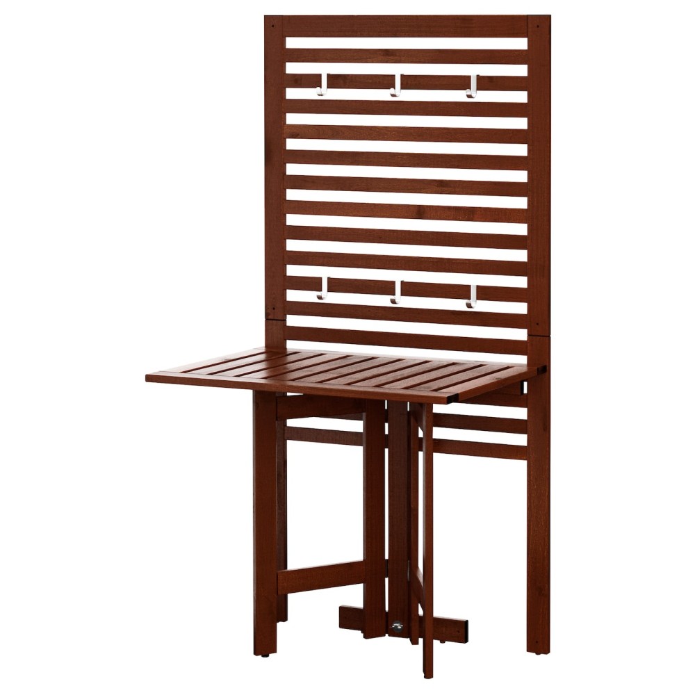 Стол садовый Ikea Эпларо *см коричневый