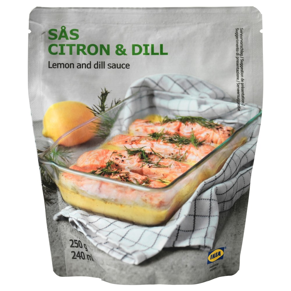 SÅS CITRON & DILL Соус с лимоном и укропом, 0.25кг