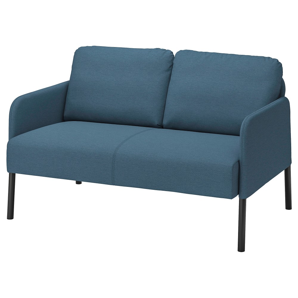 ГЛОСТАД 2-местный диван, Книса классический синий