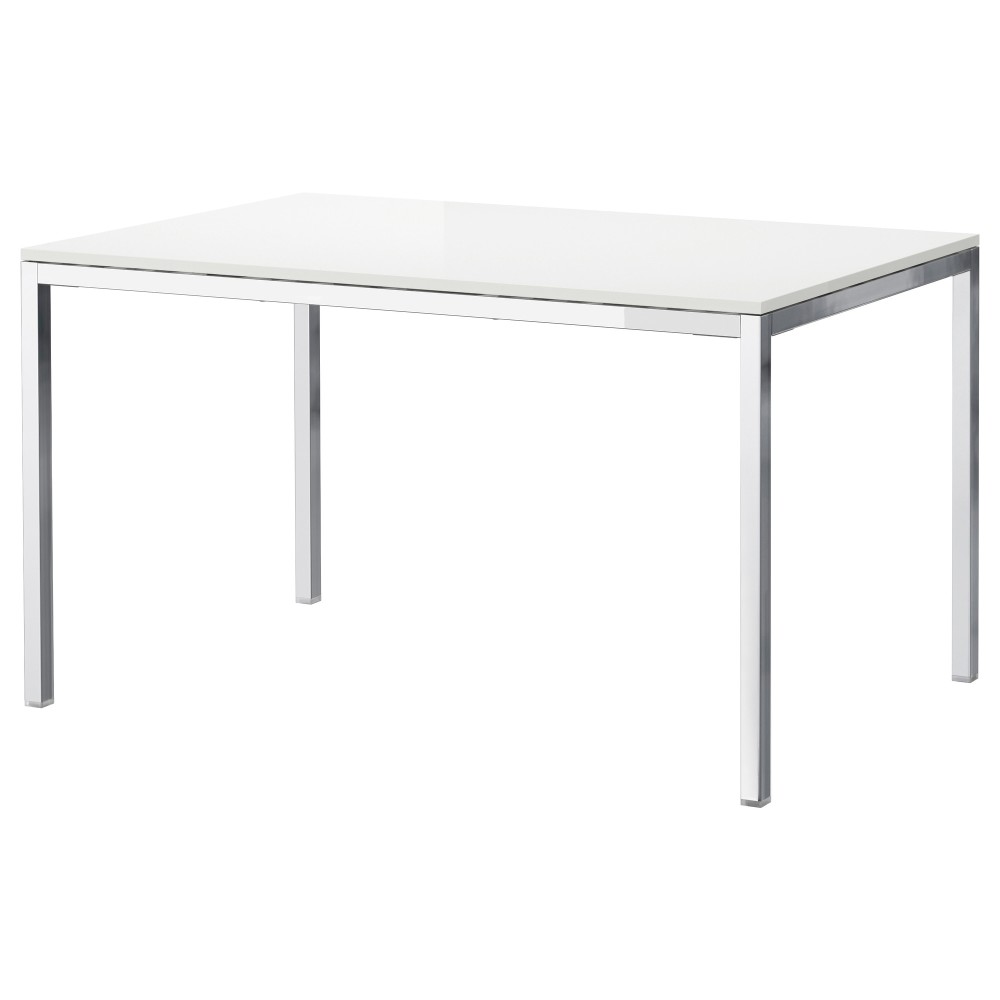 Melltorp МЕЛЬТОРП стол белый 75x75 см