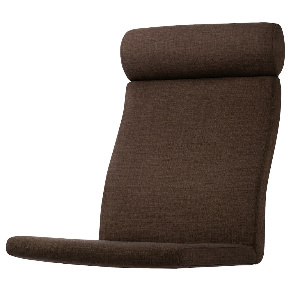 ПОЭНГ Подушка-сиденье на кресло, Шифтебу коричневый