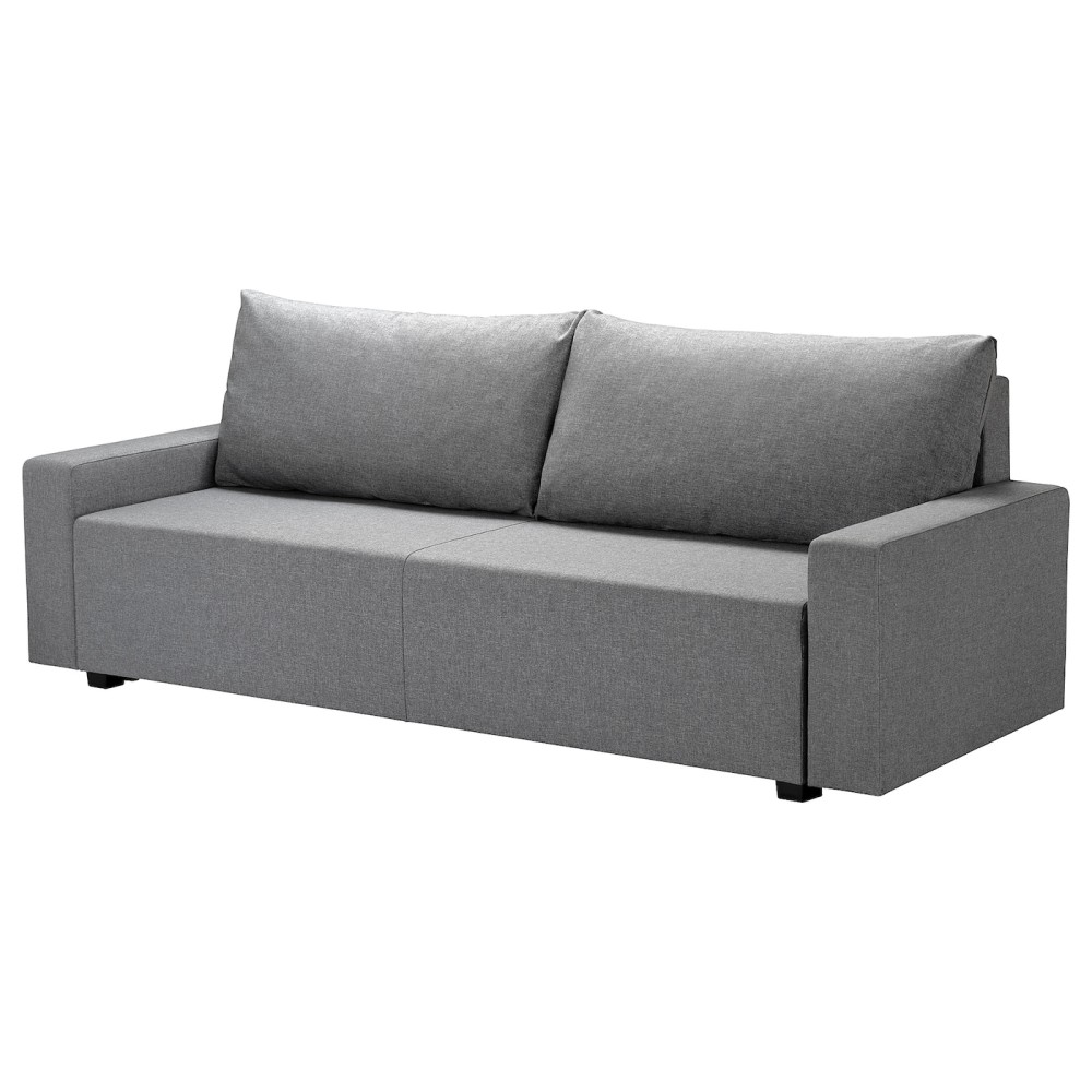 ГИММАРП 3-местный диван-кровать, Рудорна светло-серый