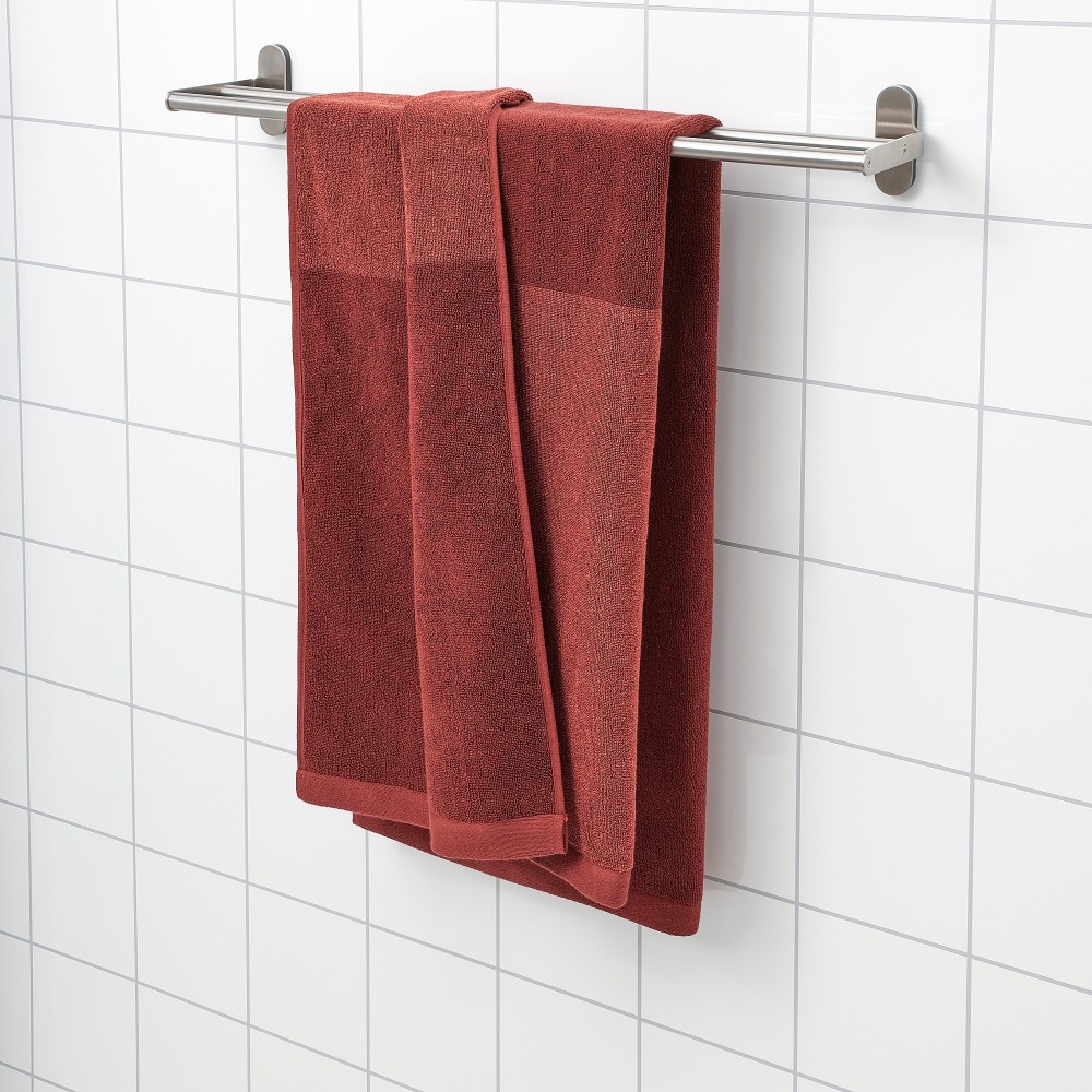 ХИМЛЕОН Банное полотенце, коричнево-красный, меланж