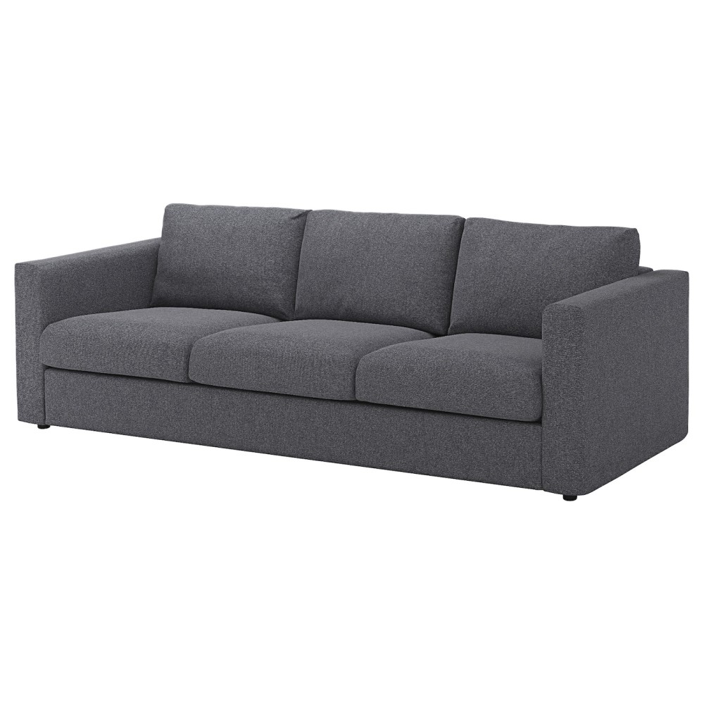 ВИМЛЕ 3-местный диван, Гуннаред классический серый