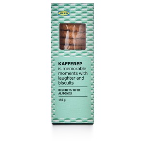 KAFFEREP Печенье с миндалем, 0.16кг