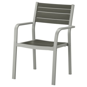 ШЭЛЛАНД Садовое кресло, светло-серый, темно-серый