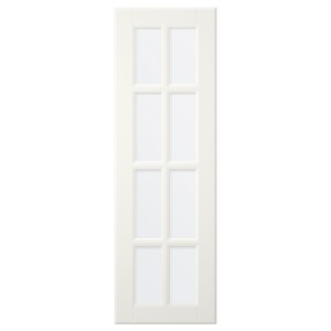 ЛИЛЛЬБИН Стеклянная дверь, белый с оттенком