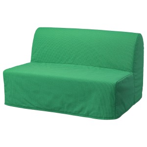 ЛИКСЕЛЕ Чехол на 2-местный диван-кровать, Вансбру ярко-зеленый