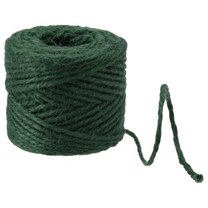 ВИНТЕР 2021 Подарочный шнурок, джут зеленый, 25м