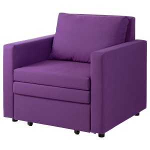 ВАТТВИКЕН Кресло-кровать, Висле фиолетовый