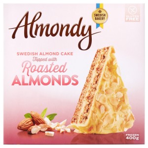 ALMONDY Миндальный торт, замороженный, 0.4кг