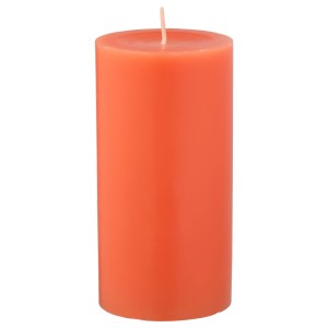 СИНЛИГ Формовая свеча, ароматическая, Персик и апельсин, оранжевый
