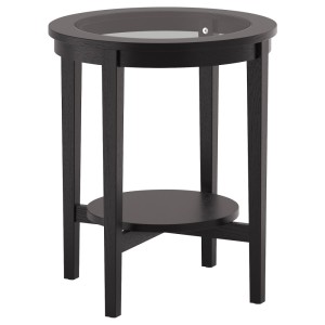 МАЛМСТА Придиванный столик, черно-коричневый