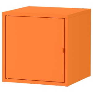 ЛИКСГУЛЬТ Шкаф, металлический, оранжевый