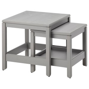 ХАВСТА Комплект столов, 2 шт, серый