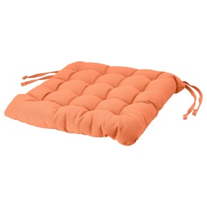 ВИППЭРТ Подушка на стул, оранжевый