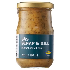 SÅS SENAP & DILL Соус с горчицей и укропом, 0.2кг