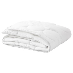 ЛЕНАСТ Одеяло для детской кроватки, белый, серый