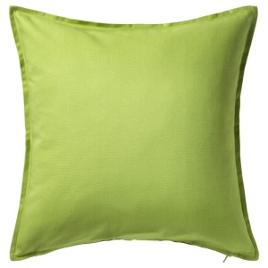 ГУРЛИ Чехол на подушку, зеленый