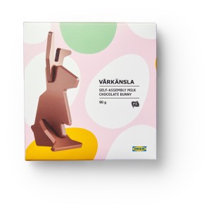 ВОРКЭНСЛА Шоколадный заяц, детали для сборки, Сертификат UTZ, 0.09кг