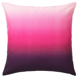 СТРЭВКЛИНТ Чехол на подушку, темно-сиреневый, ярко-розовый