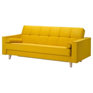 АСКЕСТА 3-местный диван-кровать, Шифтебу желтый