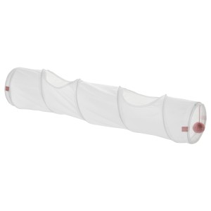 ЛУРВИГ Игровой тоннель для кошек, белый, розовый