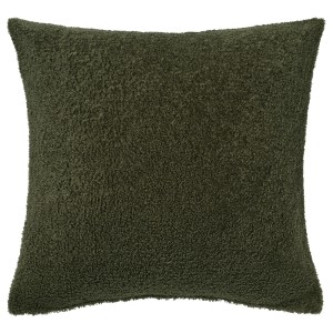 КРЮДДБУСКЕ Чехол на подушку, темно-зеленый