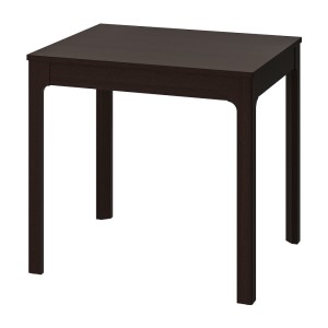 ЭКЕДАЛЕН Раздвижной стол, темно-коричневый