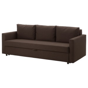 ФРИХЕТЭН 3-местный диван-кровать, Шифтебу коричневый