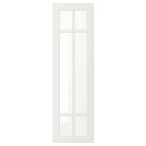 СТЕНСУНД Стеклянная дверь, белый