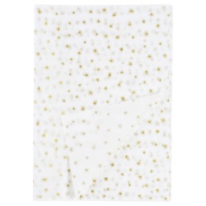 ВИНТЕР 2020 Шелковая бумага, орнамент «звезды» белый, 4.2м²