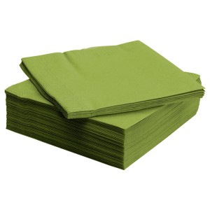 ФАНТАСТИСК Салфетка бумажная, классический зеленый, 50шт