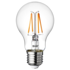 РИЭТ Светодиодная лампочка E27 260 лм, шарообразный прозрачный