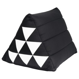 САММАНКОППЛА Подушка, треугольный черный/белый