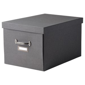 ЧУГ Коробка с крышкой, темно-серый