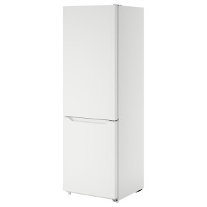 ПОКЭЛЛА Холодильник/ морозильник, ИКЕА 300 отдельно стоящий, белый