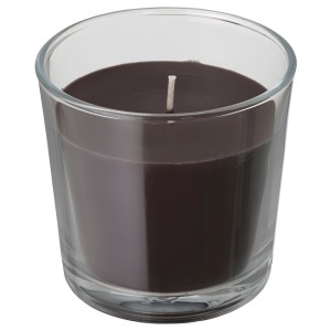 СИНЛИГ Ароматическая свеча в стакане, Перец, черный