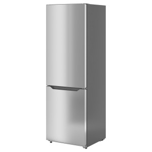 УППКЭЛЛА Холодильник/ морозильник, ИКЕА 300 отдельно стоящий, цвет нержавеющей стали