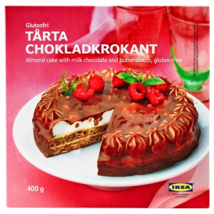 TÅRTA CHOKLADKROKANT Миндальный торт с ирисом