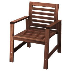 ЭПЛАРО Садовое кресло, коричневая морилка
