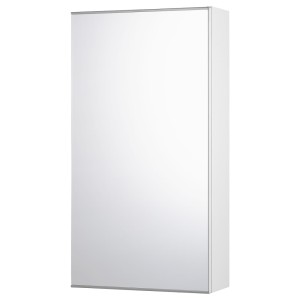 ФИСКОН Зеркальный шкаф с 1 дверцей, белый